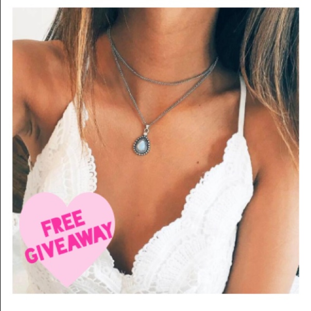 Boho Waterdrop Multilayer Necklace